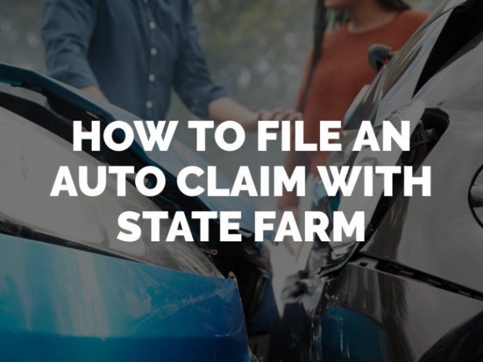 State farm auto insurance claim number