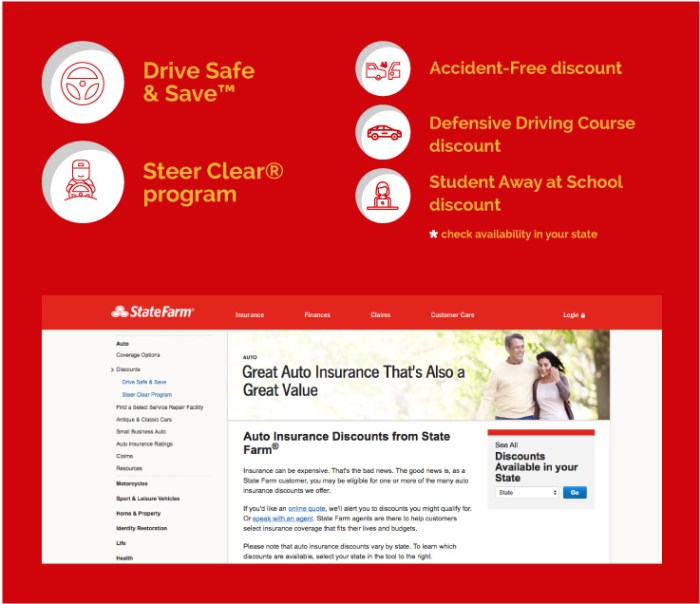 State farm auto insurance discount